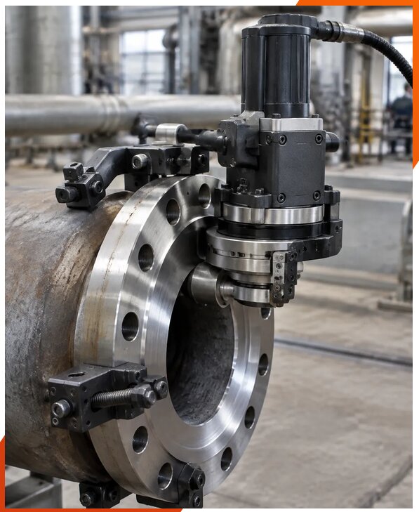 Мобильные станки: обработка фланцев в Верхнем Уфалее от 460530 р. | ЮнионикРу